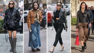 Ideas for Edgy Party Outfits with Leather Skirts