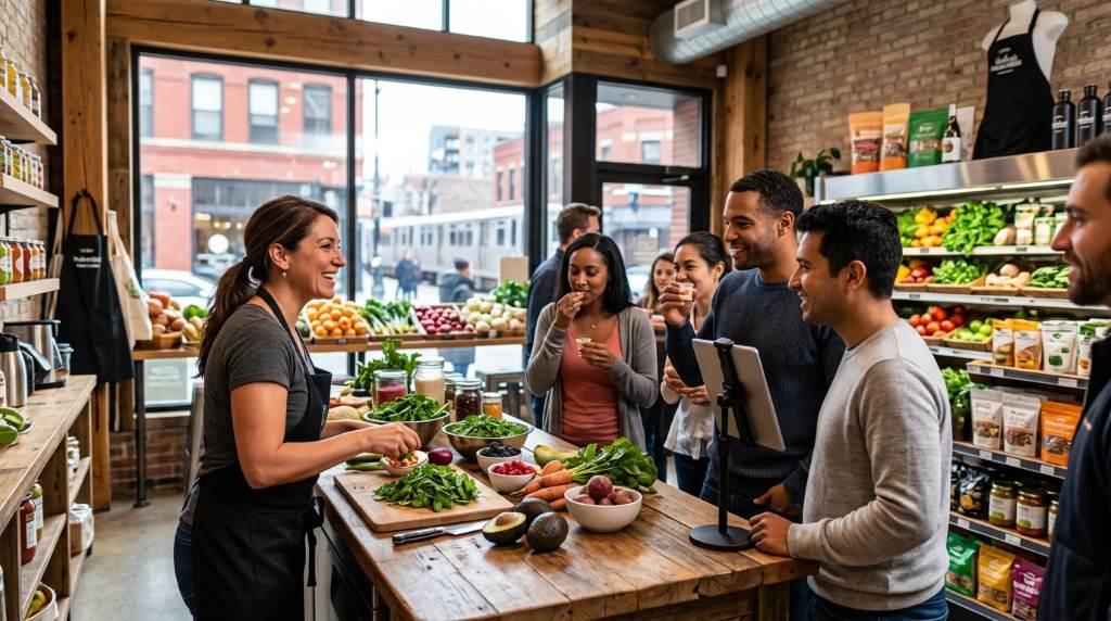 Healthy meal prep content marketing campaign in Chicago Illinois