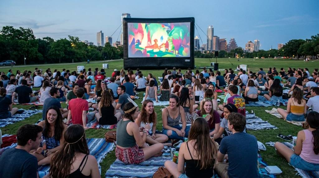 Young viewers enjoying animated fantasy streaming content