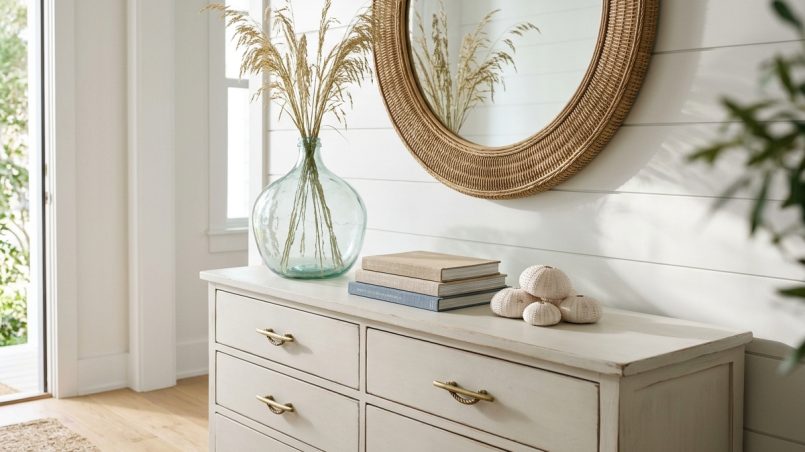 Learn how to repurpose secondhand finds into gorgeous, affordable coastal décor with easy painting and styling tips.